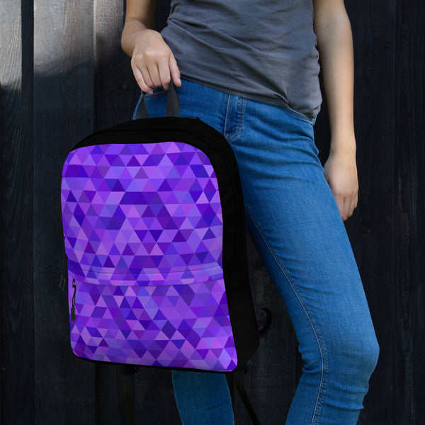 Backpack with Pocket Triangles