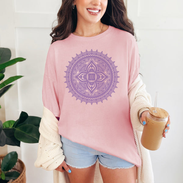 Unisex ECO T-Shirt Violet Mandala